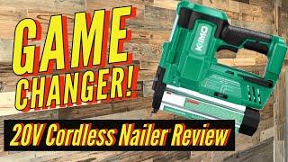 Kimo 20v 18 Gauge Cordless Brad Nailer/Stapler Review Better Than Ryobi Craftsman Porter Cable?