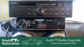 Audi TT Mk1 Bose Stereo upgrade DIY guide. How to wire up Bose to Pioneer radio. No popping sounds!