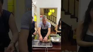 Cooking Bún Chả with Rose Kitchen 