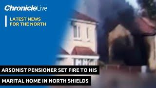 Arsonist pensioner set fire to his marital home