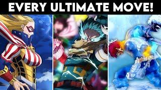 Every Characters Ultimate Move in My Hero Academia Explained!