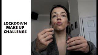 LOCKDOWN MAKE UP CHALLENGE- CRYING MY EYES OUT | Anna Adasiak