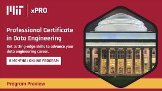 Online Course Preview | Professional Certificate in Data Engineering at MIT xPRO