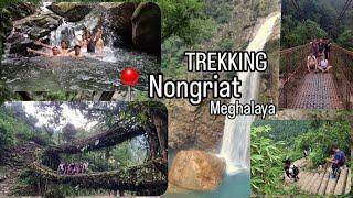 Nongriat Trekking  Double Decker, Rainbow falls  #trekkingtrip #rainbowfallsmeghalaya #travel