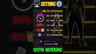 Free Fire Headshot setting 2025  Best Sensitivity Settings ️| Sensitivity + Hud Settings Free Fire