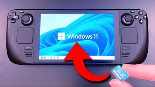 Installing Windows 11 on the Steam Deck SD Card and Losing my Mind