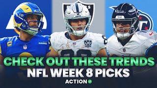 3 NFL Betting Trends you NEED TO KNOW before Betting NFL Week 8 | NFL Picks | Green Dot Daily