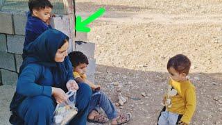 The mother was tired, but she had to fight and face hardships for her children.