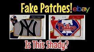 eBay Seller Replacing Patches In Sports Cards! Is This Ethical?