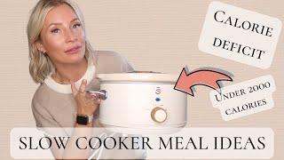 QUICK EASY SLOW COOKER MEALS | 3 STONE WEIGHT LOSS WITH CALORIE DEFICIT