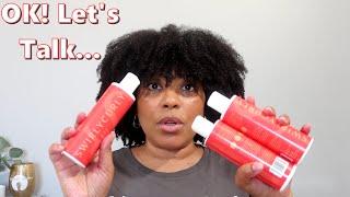 WASH N' GO ON TYPE 4 HAIR ft. Swirly Curly Mango Moringa Moisture Line| Honest Review| NaturalRaeRae