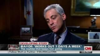 CNN: Rahm Emanuel's rigorous workout routine