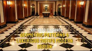 Art Deco Elegance: Geometric Patterns & Luxurious Motifs in Modern Design