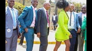 AKOTHEE CAUSES DRAMA IN PARLIAMENT AS SHE SHOWS UP IN A MINI SKIRT!!