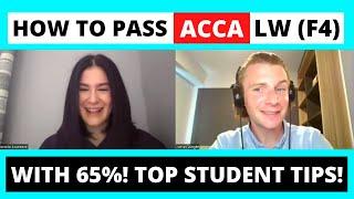 ⭐️ HOW TO PASS ACCA LW (F4) WITH 65% - TOP STUDENT TIPS DOING 2 EXAMS AT THE SAME TIME! ⭐️ ACCA F4