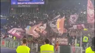 Lazio - Salernitana: il tifo impressionante dei tifosi granata all'Olimpico