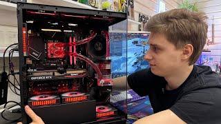 Компьютерные изощрения Ивана! Самый холодный 12400F ️ #HappyPC
