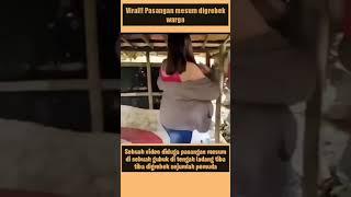 Sepasang remaja kepergok warga  sedang mesum di gubuk