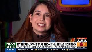 Woman Buys Vcr at Goodwill and discovers Christmas Tape from 1989 she is looking for the family.