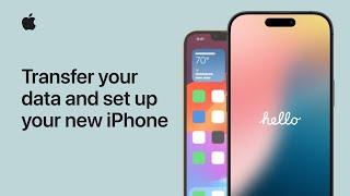 How to transfer your data and set up your new iPhone | Apple Support