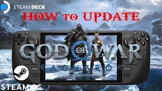 How to Update God of War Ragnarok Steam Deck #steamdeck #godofwarragnarok #gaming