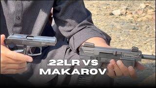 .22LR vs. Makarov vs. .45 ACP – Penetration Test at the Range & Performance Breakdown.