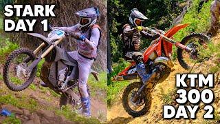 Stark Varg vs. KTM 300 at Silver Kings Hard Enduro