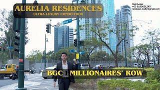 Aurelia Residences BGC I INSIDE an Ultra-Luxury Condo in Millionaire's Row I 3 Bedroom