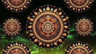 Ethnic Mandala Flower Rotation Background 4K Loop Video | No Copyright Background Loop Video