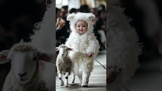 Baby fashion show #cute fashion#baby#Al#animal#婴儿时装秀 #可爱时尚#婴儿#Al#动物#Runway#fyp#viral#