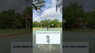 How manny u see?(subcribe 4more‼️)#shortvideo #basketball #viral #funny #sports #nba #ballislife