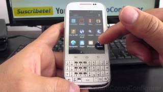 como configurar teclado del samsung Galaxy chat B5330 español Full HD