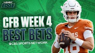 College Football Week 4 BEST BETS AND PICKS | The Early Edge