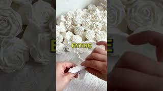 Flowers Made Of Toilet Paper  @diyhandmade77