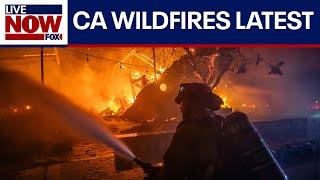 WATCH: Palisades, Eaton fires burn in L.A. area as death toll rises to 24 | LiveNOW from FOX