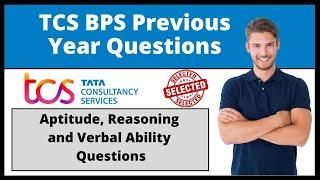 TCS BPS Aptitude Practise Paper | TCS BPS Sample Paper Question and Answer| TCS BPS Paper Solution