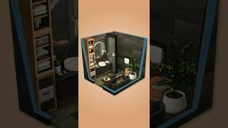 Modern Bathroom  The Sims 4 Stop Motion Short | CC | #decbuild22