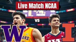 Washington vs University of Illinois Live Match Today | NCAA Basketball College 2025