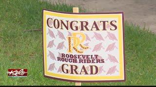 Rep. Dusty Johnson surprises Roosevelt HS graduate