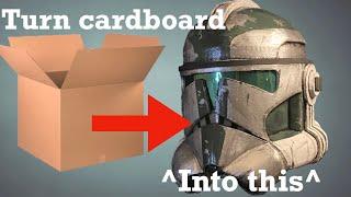 DIY: Commander Gree’s helmet, from cardboard (Revenge of the Sith)