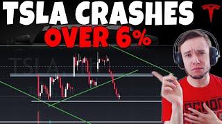 TESLA Stock - TSLA Crashes Over 6%.. Bottom In?