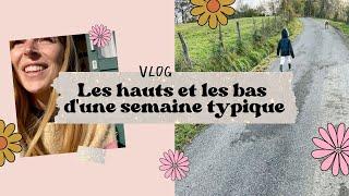 Vlog - Une semaine avec moi | Quotidien de handicap, écriture, ménage et lenteur!