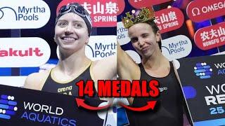 Kate Douglass & Regan Smith Combined for 14 MEDALS at 2024 Short Course World Champs