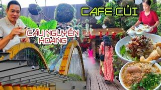 Cafe Củi Huế VỠ TRẬN 20/10 - Cầu Nguyễn Hoàng Thi Công Thần Tốc - Chui Cầu Lòn BTX Ăn Đặc Sản 10k