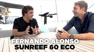 FERNANDO ALONSO talks about his new LUXURY YACHT 60 Sunreef Power Eco