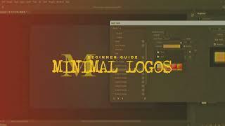 Minimal logos on Photoshop | #typography #photoshop #logodesign #minimallogo