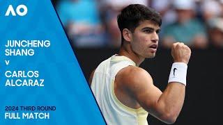 Juncheng Shang v Carlos Alcaraz Full Match | Australian Open 2024 Third Round