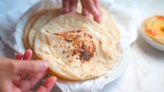 How to make Puffy, Soft, Chewy Sourdough Flatbread | The Best Sourdough Flatbread Recipe!