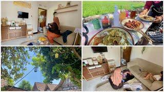 BEBERES, MENYETRIKA, PANEN BUAH || AKTIVITAS IBU RUMAH TANGGA ‼️