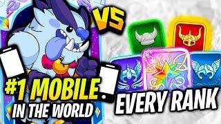 #1 Mobile Valhallan vs Every Rank Unti HE LOSES